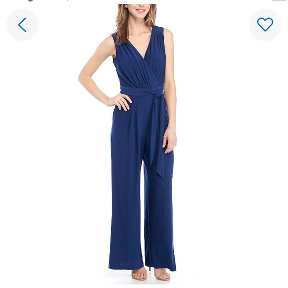 Royal Blue Two Piece Pantsuit main image 0